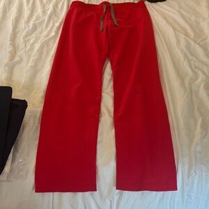 Figs Red Women's Pants